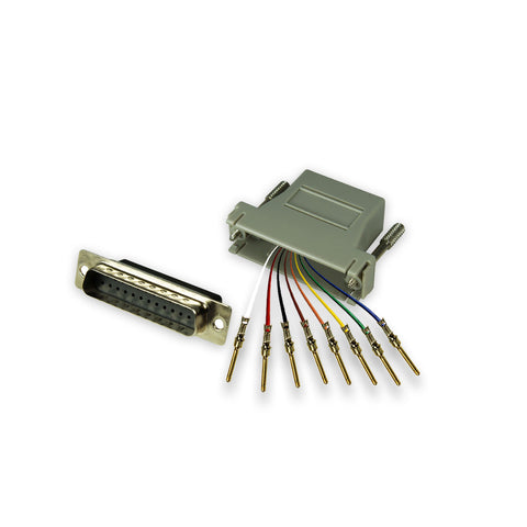 Modular Adapter Kit - DB25 Male to RJ45 Female - 8 Conductor - GRANDMAX.com