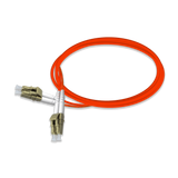 Duplex Multimode Fiber Optic Cable - LC/LC, 62.5/125, OM1, Orange - GRANDMAX.com