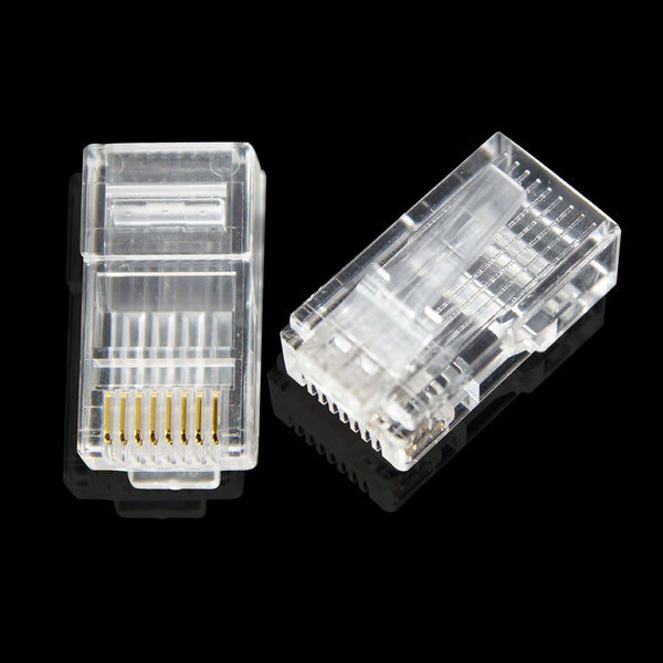 200pcs Cat6 Modular Plug Connectors - RJ45 8P8C - GRANDMAX.com