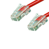 Cat6 Plenum Patch Cable No Boot (100ft or More) - Red GRANDMAX.com