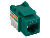 Cat6 Punch Down Keystone Jack - Green - GRANDMAX.com