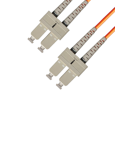 Duplex Multimode Fiber Optic Cable - SC/SC, 62.5/125, OM1, Orange - GRANDMAX.com