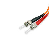 Duplex Multimode Fiber Optic Cable - ST/SC, 62.5/125, OM1, Orange - GRANDMAX.com