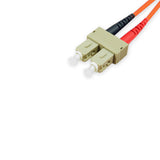 Duplex Multimode Fiber Optic Cable - ST/SC, 62.5/125, OM1, Orange - GRANDMAX.com