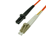 Duplex Multimode Fiber Optic Cable - LC/MTRJ, 62.5/125, OM1, Orange - GRANDMAX.com