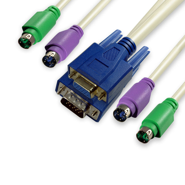 KVM Cable Male to Female - 10ft - GRANDMAX.com