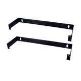 Patch Panel Bracket - Two, 1U Steel Wall Mount Hinged - GRANDMAX.com