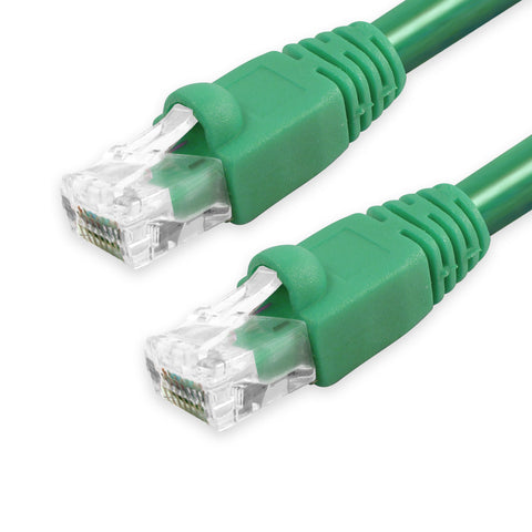 Cat6A Patch Cable Unshielded Bubble Boot - Green GRANDMAX.com