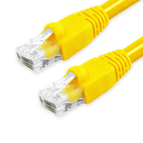 Cat6A Patch Cable Unshielded Bubble Boot - Yellow GRANDMAX.com