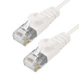 Cat6 Slim Patch Cable Molded Snagless Boot - White GRANDMAX.com