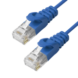 Cat6 Slim Patch Cable Molded Snagless Boot - Blue GRANDMAX.com
