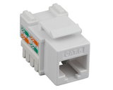 Cat6 Punch Down Keystone Jack - White - GRANDMAX.com