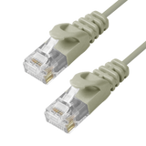 Cat6 Slim Patch Cable Molded Snagless Boot - Gray GRANDMAX.com