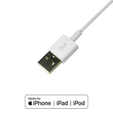 MFi Lighting to USB A 2.0 Charging and Syncing Cable - GRANDMAX.com