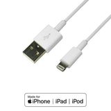 MFi Lighting to USB A 2.0 Charging and Syncing Cable - GRANDMAX.com